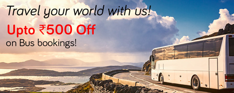 Get Upto ₹500 off on Bus Ticket Bookings