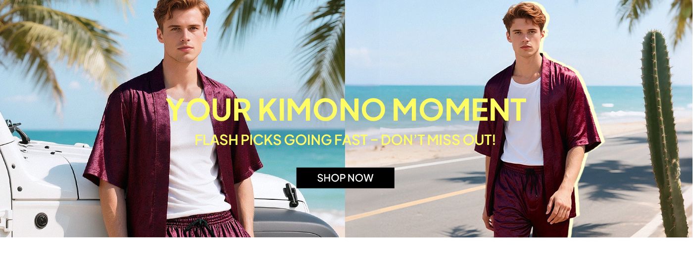 Kimono Men's Fashion Wear starting at just $25.99