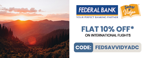 Get Flat 10% discount on International Flight Booking