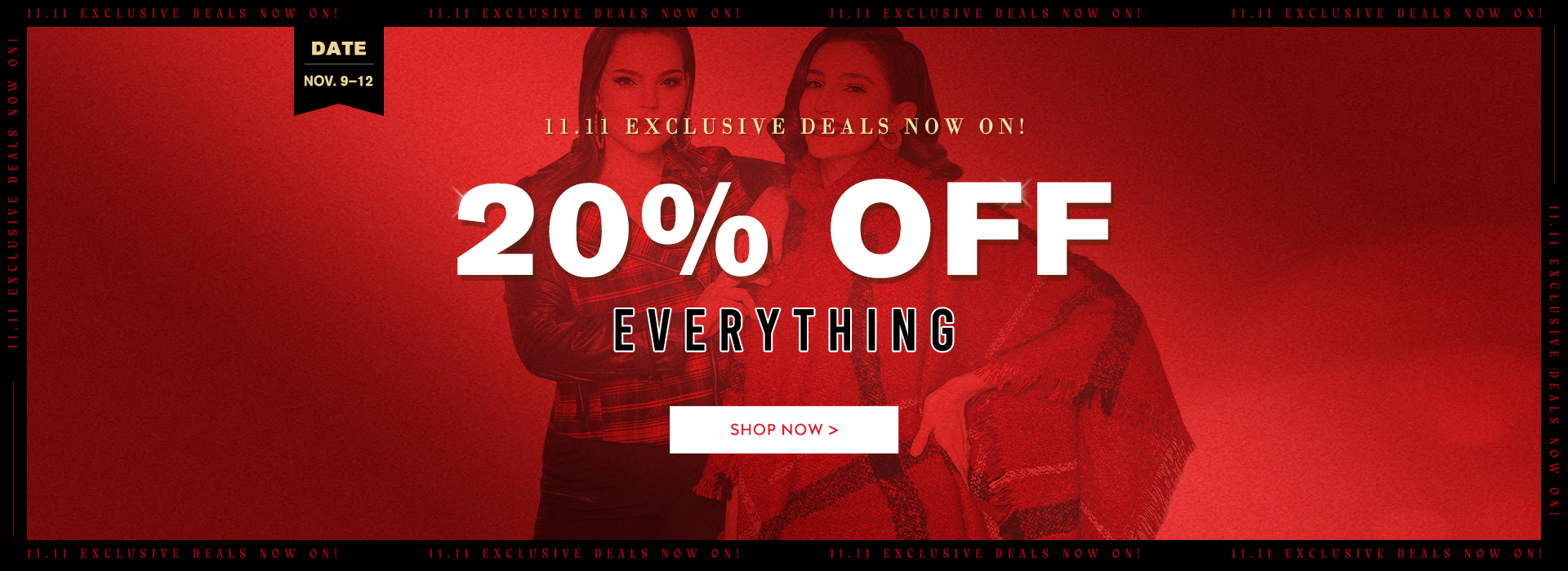 Avail 20% Discount on all products