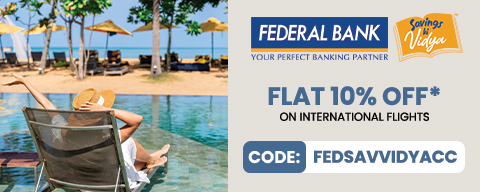Avail 10% discount on International Flight Booking