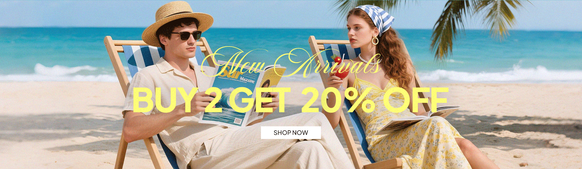 Buy 2 Get 20% off on Men's and Women's Collection