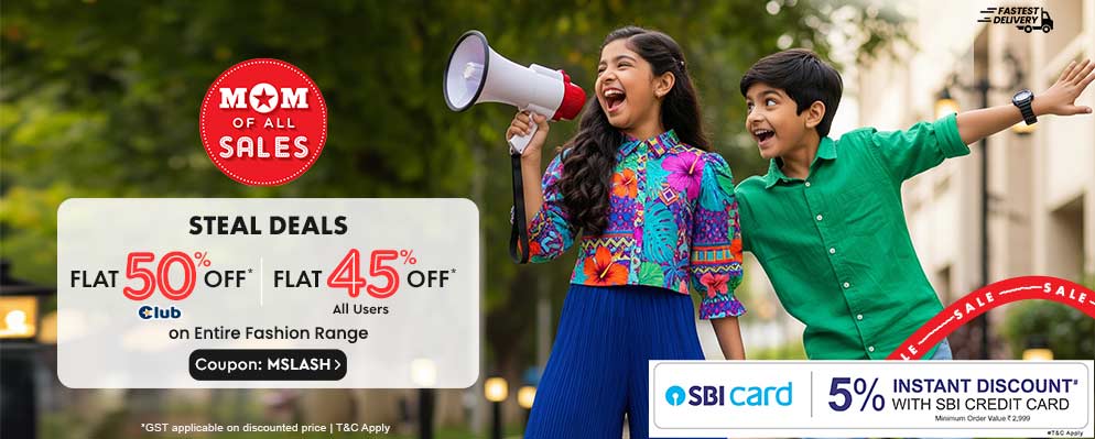 45% Off on Kids Fashion Products