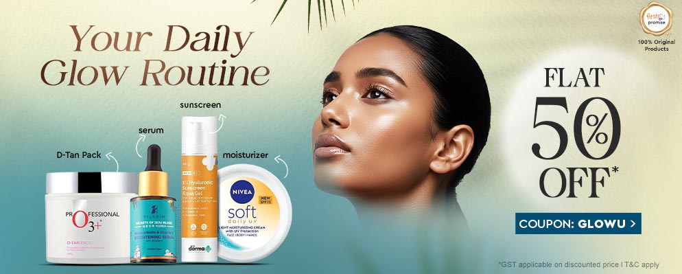 Flat 50% Off on Select Beauty Care Products